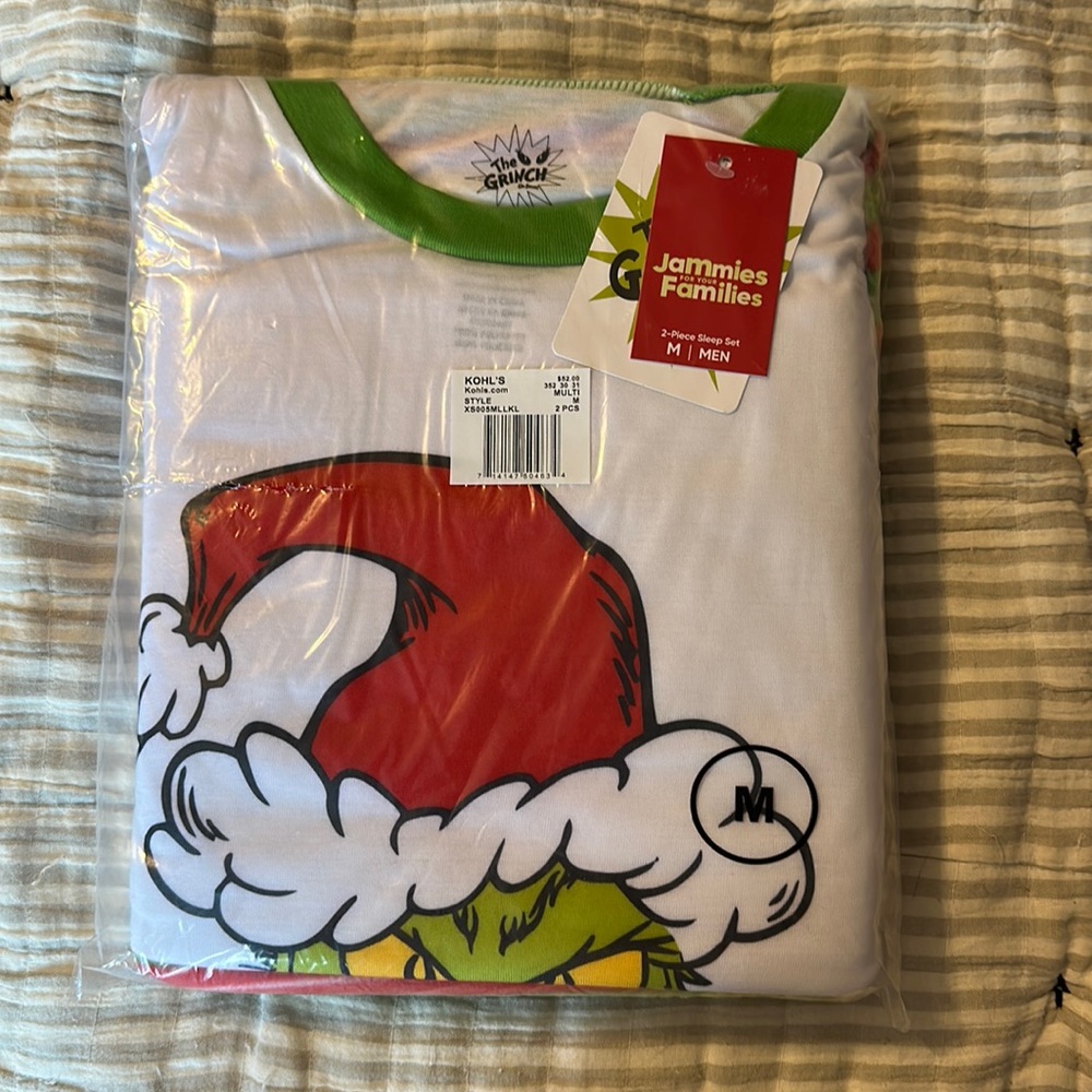 Men’s grinch Christmas Jammie’s- I also have another matching set and a dog set